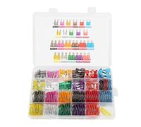 Eujgoov Kit de Reemplazo de Cuchillas Surtido de 254 Piezas de Cuchillas de Codificación de Colores con Iluminación del Automóvil, Audio, UPS, Faros, Luces Traseras, para Placas de