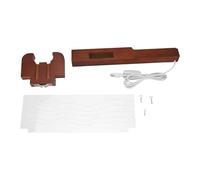 Eujgoov Light Up Guitar Stand Sporter Hanger Monte de Madera Sólida con Selección Accesorios de Instrumentos de Violín de bajo Ukulele de bajo Acústico