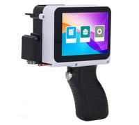 Eujgoov Máquina de Impresión de Inyección de Tinta Portátil, Impresora Portátil en Varios Idiomas para Código de Barras, Fecha, Etiqueta, Número de Lote para Madera, Plástico, Tela, Cuero