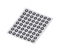 Eujgoov Marcador de Punto de Posición del Escáner 3D de 10 Hojas ID de 3 Mm, Marcadores de Escaneo 3D de 6 Mm de 6 Mm Puntos de Seguimiento Precisos, Referencia y Reflexiones Difusas