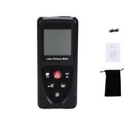Eujgoov Medidor de Distancia Láser, Cinta Métrica Digital 50 M, Precisión 1,5 Mm, Memoria de 99 Datos, IP40 Resistente a la Lluvia, for Construcción, Renovación del Hogar, Bricolaje (Versión