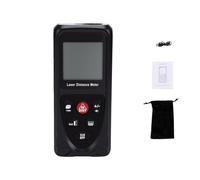Eujgoov Medidor de Distancia Láser, Cinta Métrica Digital 50 M, Precisión 1,5 Mm, Memoria de 99 Datos, IP40 Resistente a la Lluvia, for Construcción, Renovación del Hogar, Bricolaje (Versión