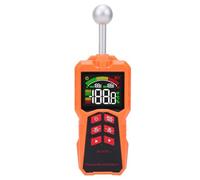Eujgoov Medidor de Humedad sin Clavija, Detector de Humedad con Sensor de Bola ABS, 0 a 100 por Ciento de 5 a 40 Mm de Profundidad, Linterna LED, Batería de 1000 MAh para Contratistas de Concreto de