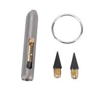 Eujgoov Mini Bolígrafo de Titanio, Lápiz de Metal Portátil con Llavero, Marcador Infinito para Escribir en la Escuela, Oficina en Casa, Bolígrafo único que Nunca Se Desgasta para Siempre