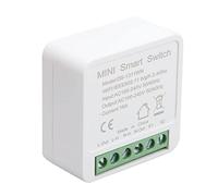 Eujgoov Mini Interruptor WiFi Inteligente, Módulo de Control de Luz de Pared para el Hogar, 16A, AC100-240V, Funciona con 50-60HZ, para Automatización de Iluminación del Hogar