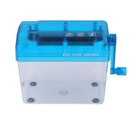Eujgoov Mini Trituradora Manual, Cortadora de Papel Manual Portátil, Corte en Tiras, Herramienta Compacta de Trituración A6 para Uso en el Hogar y la Oficina