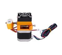 Eujgoov MK8 Extrusor Hotend Kit de Aluminio de Latón Boquilla de Impresora 3D 1.75/0.4 Mm 12V 40W Alimento Derecho