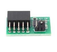 Eujgoov Módulo de Procesador de Seguridad, PCB Estable de 10 Pines TPM 2.0 Reemplazo del Módulo de Seguridad para AOM-TPM-9670V, Multipropósito, Ahorro de Energía, Compatible con