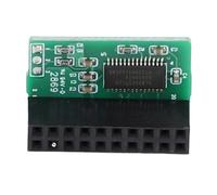 Eujgoov Módulo de Seguridad TPM 2.0 20pin para AOM-TPM-9665H TCG 2.0, Módulo de Cifrado de Tarjeta Multifuncional para Generación y Almacenamiento de Llave, Excelente Material de PCB,