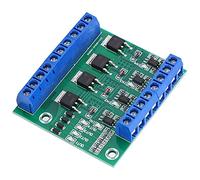 Eujgoov Módulo de Tubo MOS de 4 Vías, Controlador PWM Duradero para Control de Velocidad del Motor con Alto Rendimiento, Ajuste de Brillo LED, Ideal para Proyectos de Bricolaje y Automatización