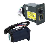 Eujgoov Motorreductor Motorreductor de Engranajes de CA 6W 220V Alto par Bajo Nivel de Ruido Velocidad Variable Reversible con Controlador de Velocidad para (2800R por minuto (10 a 2800 RPM))