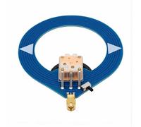 Eujgoov Nueva Versión Donut SW Mini Loop 4 MHz-24 MHz HF Recepción de Onda Corta Conector SMA de Alta Impedancia Portátil para Radio Malahiteam DSP