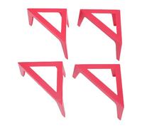 Eujgoov Paquete de 8 Soportes de Lona, elevadores de Pintura de Plástico ABS con Base Antideslizante, Alternativas de Caballete Portátiles para Artistas, Estudiantes y Familias (rojo)