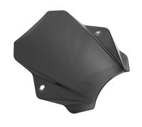 Eujgoov Parabrisas para Motocicleta Gris Metal y Vidrio Deflector de Viento | Parabrisas de motocicleta, Deflector de viento de Metal y vidrio gris, pantalla frontal ajustable para manillar de 22MM y