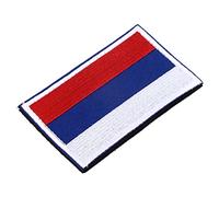Eujgoov Parche de la Bandera de Rusia Parche de la Bandera de Ucrania Emblema Rectangular de Poliéster Bordado Gancho y Bucle de 8,2 X 5 Cm para Sombreros, Chalecos, Bolsos, Chaquetas, Decoración de