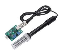 Eujgoov PH Module Detección y adquisición de sonda Control de monitoreo Módulo de sensor de detección de valor de PH Herramienta de inspección industrial （0-14PH）
