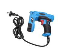 Eujgoov Pistola Eléctrica de Clavos y Grapas, Clavadora y Grapadora Brad 2 en 1 con Potencia Ajustable Punta Antirrayas, para Carpintería, Reparación de Muebles de Tela de Cuero (Enchufe de la UE)