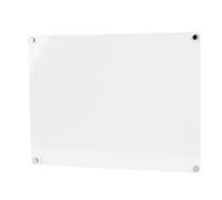 Eujgoov Pizarra Blanca Magnética Acrílica para Nevera, 15,7 X 11,8 Pulgadas, Pizarra Transparente de Borrado en Seco para Refrigerador, con 4 Imanes, Superficie de Escritura Reutilizable