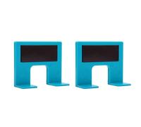 Eujgoov Placas de Fijación de Instalación de Bisagra, Placa de Límite de Imán de Montaje de Bisagra de Gabinete, ABS Grueso, Herramienta de Carpintería de Posicionamiento Preciso, 2 uds.