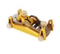 Eujgoov Plano de ángulo bajo, Construcción de Aleación de Aluminio, Profundidad Ajustable, Plano de Mano Pequeño para Alisado de Madera y Trabajos de Precisión
