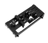 Eujgoov Prensador de Acordes de Guitarra, Entrenador de Acordes Portátil con Guía Ergonómica para los Dedos, Botón de un Toque para Guitarras Acústicas de 36-41 Pulgadas (BLACK)