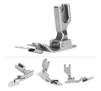 Eujgoov Prensatelas Plegables de Acero P351, Accesorio de Metal de Grado Industrial, Pies para Caminar con Costuras para Máquinas de Coser Domésticas y Acolchados