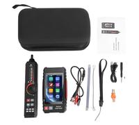 Eujgoov Probador de Cables de Red Detección PoE++, Prueba de Cable RJ45 TDR, Soporte de Medición de Longitud, para Detección de Voltaje CA sin Contacto, Batería Recargable