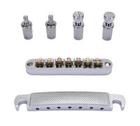 Eujgoov Puente Stop Bar Tailpiece Combo Reemplazo de Guitarra Eléctrica 7 Cuerda con LP SG 7 Cernera Guitarra Eléctrica Puente de Tailboard Juego