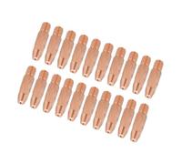 Eujgoov Puntas de Contacto de 20 Piezas, Material de Cobre Rojo, Puntas de Contacto de Antorcha de Soldadura Resistentes para Antorcha de Soldadura Binzel 24KD MIG, Disponible en 0,8 Mm, 1,0 Mm, 1,2