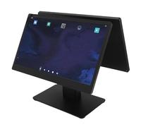 Eujgoov Registro de Efectivo de Pantalla Táctil de 15.6 Pulgadas FHD Pantall POS BT5.2 WiFi para la Tienda de Supermercados (Enchufe de la UE)