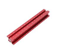 Eujgoov Regla Niveladora de Techos, Regla Magnética de Aleación de Aluminio con Escala en 4 Lados para la Colocación de Azulejos, con Potente Extremo Magnético para la Fabricación de