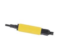 Eujgoov Removedor de Remaches, Cinco Tamaños, Juego de Acero Aleado | Extractor de sujetadores para taladros de 1/4 pulg., control de tope de profundidad, acabado amarillo para paneles