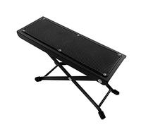 Eujgoov Reposapiés para Guitarra, Altura Ajustable, 4 Posiciones, Goma Metálica, Antideslizante, para Guitarrista Clásico, con Soporte Resistente