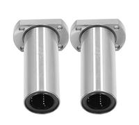 Eujgoov Rodamiento Lineal de Bolas con Brida Ovalada, Acero para Rodamientos, Baja Fricción, Alta Precisión, Diámetro Interior de 30 Mm, Ideal para Proyectos CNC y de Automatización