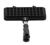 Eujgoov Sartén para Hacer Gofres, Gofrera de Doble Cara de Aluminio Antiadherente para Estufas de Gas/eléctricas, Perfecta para Fiestas y Cafeterías