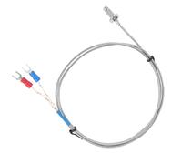 Eujgoov Sonda de Termopar Tipo K Sensor de Temperatura de Tornillo M6 de Acero Inoxidable 32 a 752 Fahrenheit Respuesta Rápida 0.5S Rosca Fina para Plásticos Maquinaria Textiles Industria