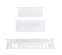 Eujgoov Soporte de Aleación de Aluminio Z y L para Cerradura Magnética Eléctrica de Fuerza de Retención de 280 Kg, Soporte de Control de Acceso de Puerta única con Cerradura Electromagnética de 250