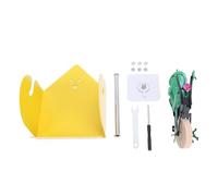 Eujgoov Soporte de Papel Higiénico para Montaje en Pared con Temática de Ranas, Aleación de Hierro y Madera de Pino, Fácil Instalación, Uso Multiusos para Almacenamiento de Baño y Cocina