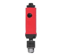 Eujgoov Taladro Neumático Recto de Aire 20000 Rpm con Portabrocas de 10 Mm | Cuerpo de Aleación de Zinc, Rosca 3,8 Pulgadas 24unf, Entrada de 90 Psi, Compacto para Espacios Estrechos, Escape Trasero