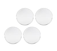 Eujgoov Tapas para Cubos de Ruedas, Material ABS, Elegantes Tapacubos para Centros de Ruedas, 54 Mm de Diámetro para Varios Vehículos, Incluidos C Maximum, Edge, Escape, (Electrochapado)