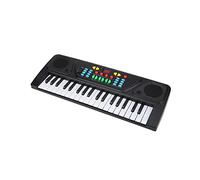 Eujgoov Teclado Electrónico de 37 Teclas, Juguete Musical Educativo, Ligero y Portátil para Niños Que Aprenden Música con Micrófono