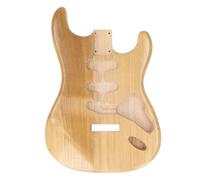 Eujgoov Tono de Sonido Rico de Guitarra de Madera de Nogal sin Terminar, Piezas de Cuerpo de Guitarra Eléctrica Inacabada Madera en