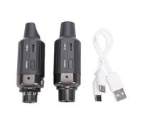 Eujgoov Transmisor y Receptor de Micrófono Inalámbrico Adaptador de 7 Canales con Frecuencia de Banda U PA de Altavoz de Micrófono Dinámico para un Rendimiento de Largo Alcance