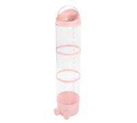 Eujgoov Tubo de Almacenamiento de Juguetes de Gran Capacidad, Organizador de Animales de Peluche de Apariencia Linda, Cubo de Juguete Visible de Diseño Transparente para Sala de Juegos, Caja de (PINK)