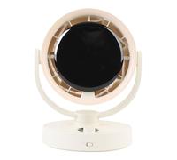 Eujgoov Ventilador de Mesa Recargable, Ventilador Pequeño Silencioso Ajustable de 100 Velocidades, Circulador de Aire de Escritorio Portátil con Pantalla LED para Dormitorio, Oficina,