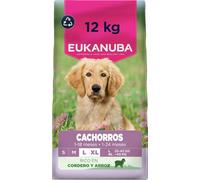 EUKANUBA Puppy&Junior Cordero y Arroz Razas Grandes 12 kg + sorpresa para el perro
