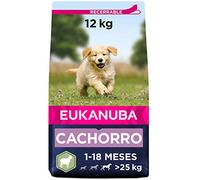 Eukanuba, alimento para Cachorros con Cordero y arroz para Razas grandes - Alimento seco Premium para Perros Junior, 12 kg