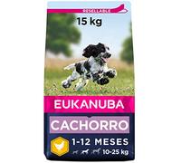 Eukanuba, alimento para Cachorros con Pollo fresco para Razas medianas - Alimento seco Premium para Perros Junior, 15 kg