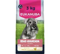 Eukanuba, alimento para Edad Avanzada con Pollo Fresco para Razas pequeñas - Alimento seco Premium para Perros Senior, 3 kg