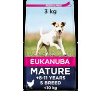 Eukanuba, alimento para Perros con Pollo fresco para Razas pequeñas - Alimento seco Premium para Perros Maturos, 3 kg